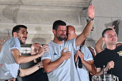 Novak Djokovic a fost primit ca un erou în Serbia după triumful de la US Open / Sursă foto: sportal.blic.rs