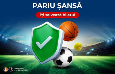WINBET îți asigură biletul cu noul ”Pariu Șansă”. Cum primești banii înapoi chiar dacă nu ai câștigat la pariuri