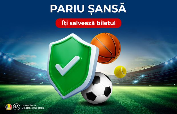 WINBET îți asigură biletul cu noul ”Pariu Șansă”. Cum primești banii înapoi chiar dacă nu ai câștigat la pariuri