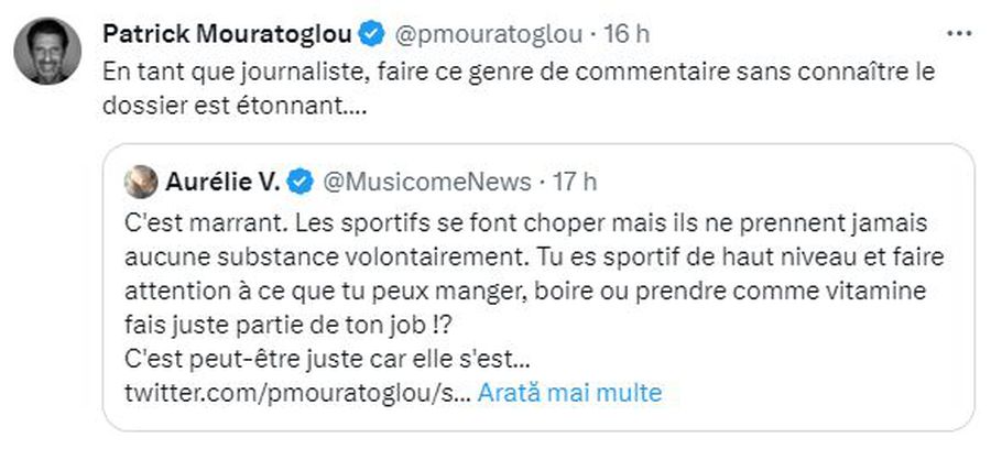 Patrick Mouratoglou s-a activat pe Twitter! A răspuns imediat acuzațiilor: „E uimitor”
