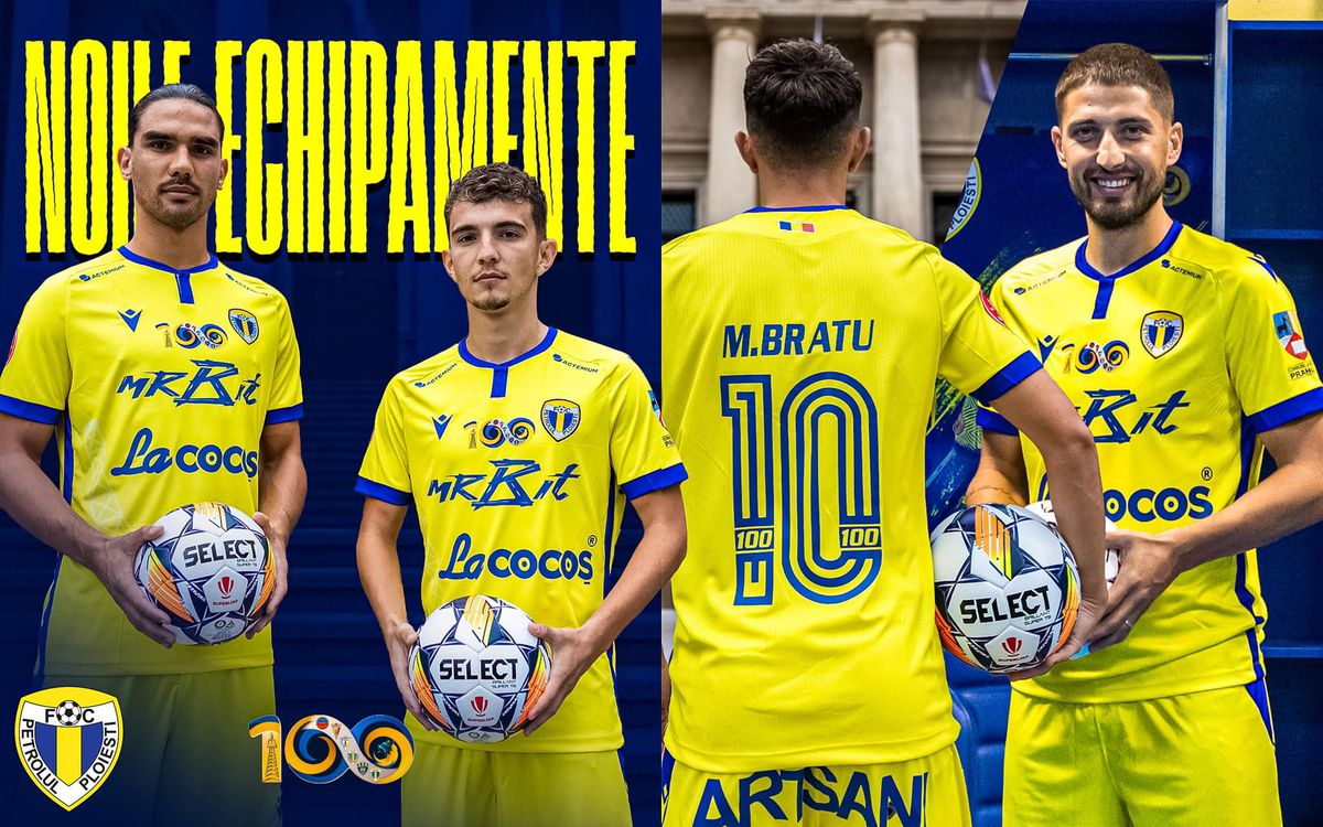 Petrolul și-a prezentat echipamentele cu care vor sărbători centenarul