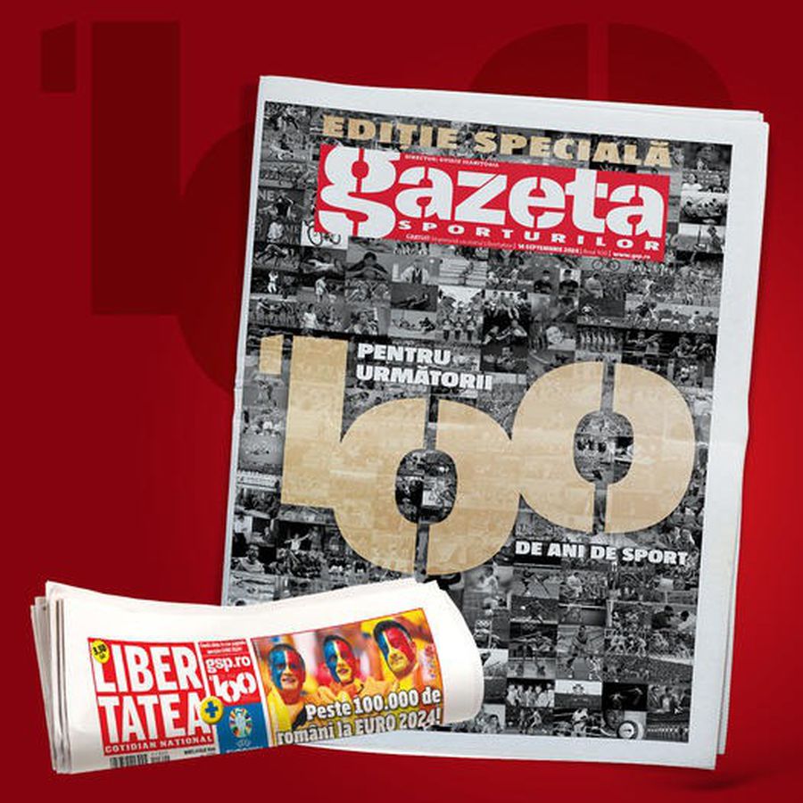 Ediție specială a Gazetei Sporturilor, la 100 de ani de la prima apariție, GRATUIT cu ziarul Libertatea sâmbătă, pe 14 septembrie