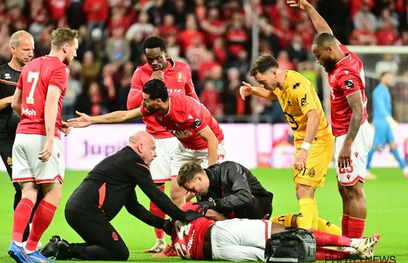 Clipe de groază cu fostul dinamovist Josue Homawoo: comoție cerebrală și criză de epilepsie în secunda 8 » „E ceva ce nu am mai văzut, nici ca jucător, nici ca antrenor”