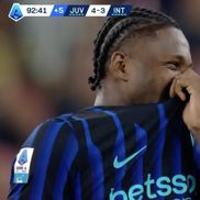 Marcus Thuram, râzând alături de Khephren Thuram