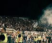 Fanii lui Partizan Belgrad nu se dezmint: torțe și atmosferă incredibilă în timpul unui meci disputat în aer liber, pe Stadionul Tasmajdan