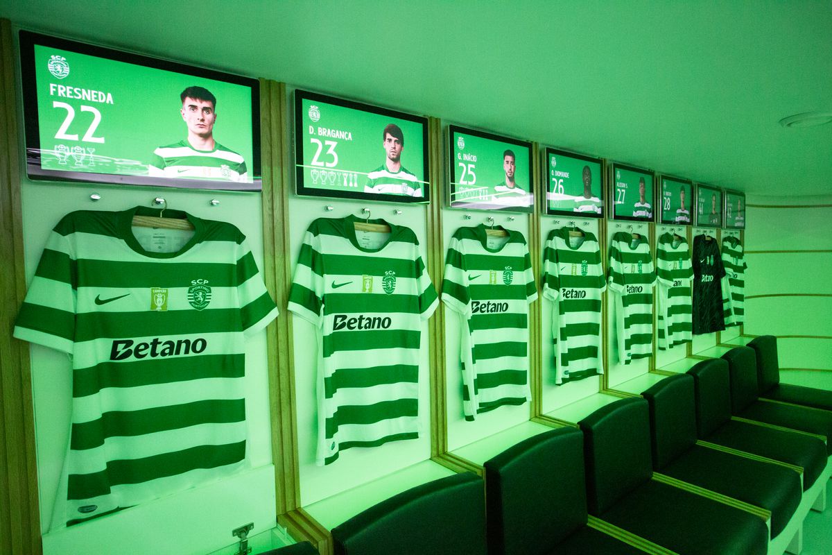 Imagini de la stadionul José Alvalade din Lisabona