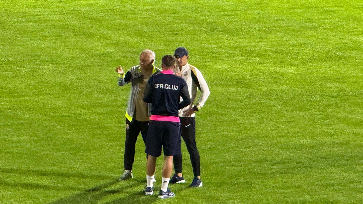 Imagini înainte de Metaloglobus - CFR Cluj