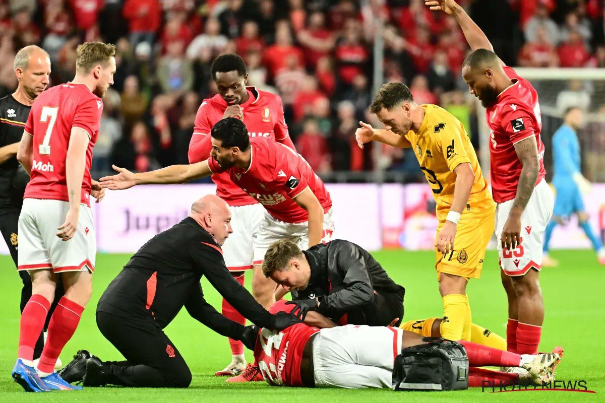 Josue Homawoo, accidentare urâtă în Standard Liege - Mechelen