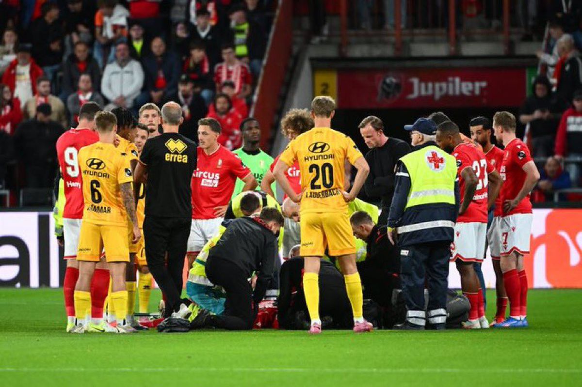 Josue Homawoo, accidentare urâtă în Standard Liege - Mechelen