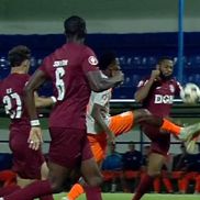 Penalty în Metaloglobus - CFR, fault Coco la Fernandes