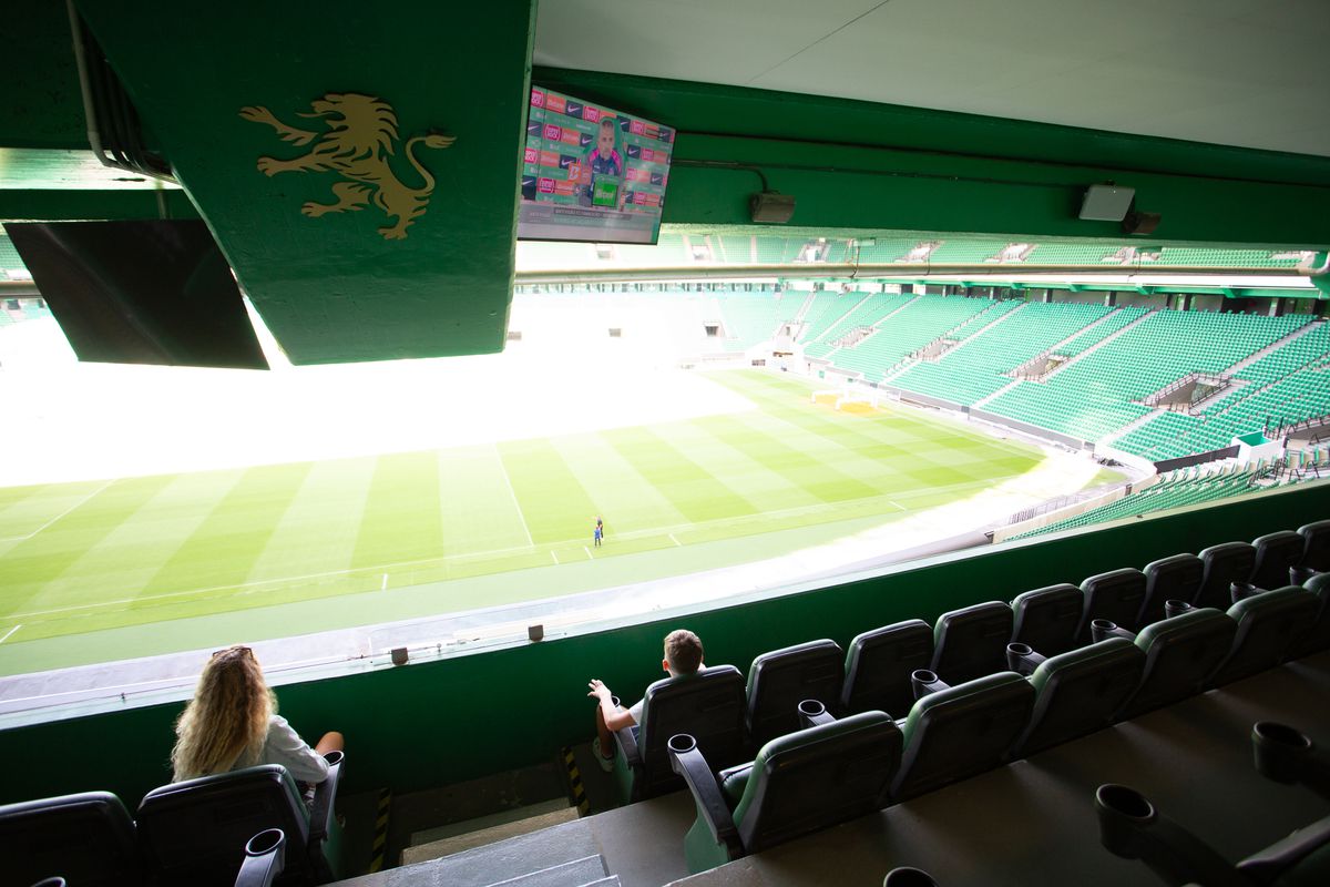 Imagini de la stadionul José Alvalade din Lisabona