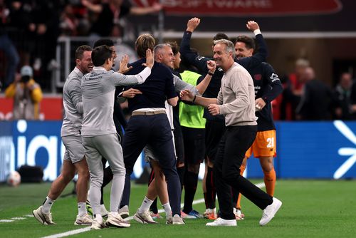 Bayer Leverkusen a câștigat primul meci din campionat în acest sezon, la debutul lui Kasper Hjulmand // FOTO: Getty Images