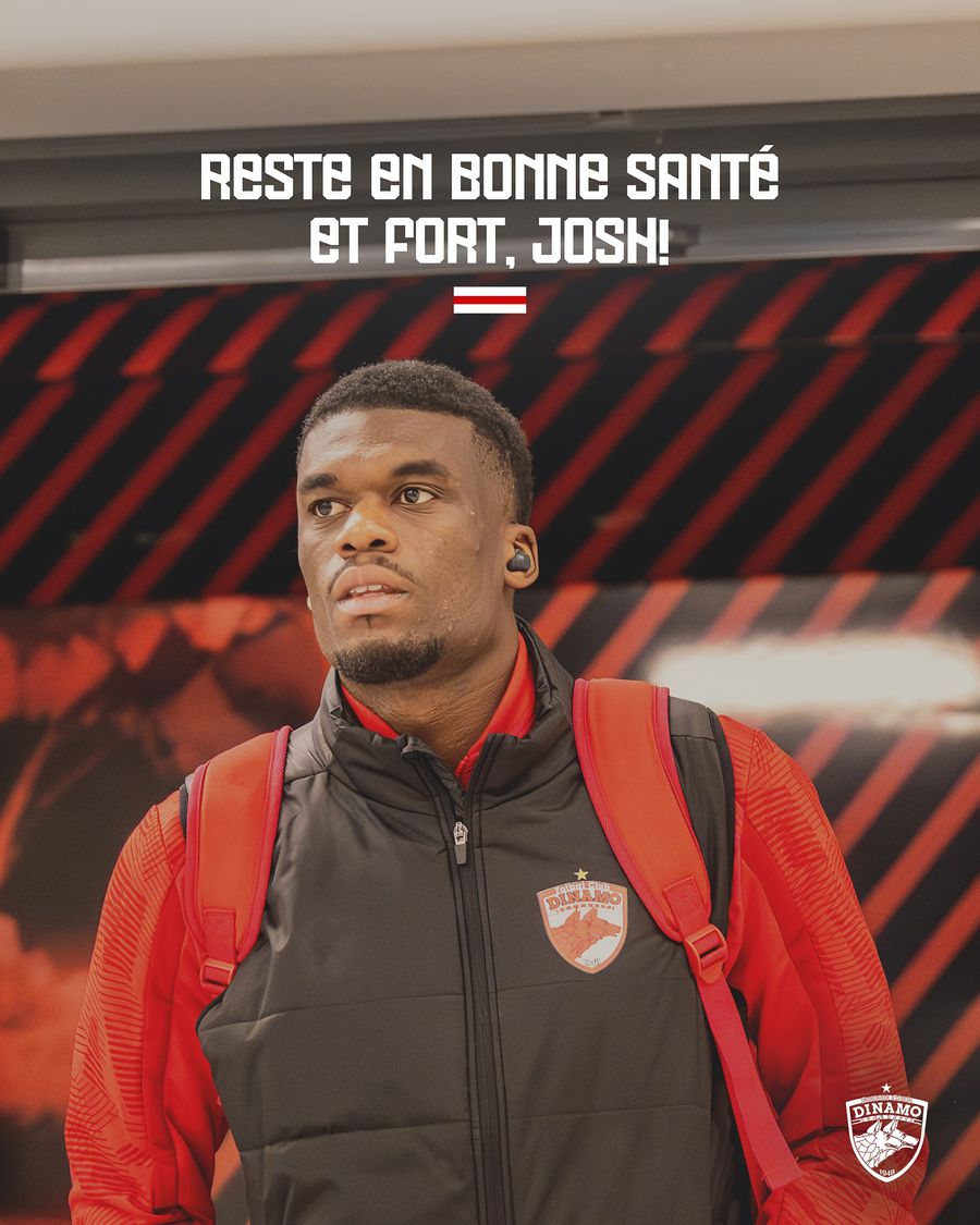 Clipe de groază cu fostul dinamovist Josue Homawoo: comoție cerebrală și criză de epilepsie în secunda 8 » „E ceva ce nu am mai văzut, nici ca jucător, nici ca antrenor”