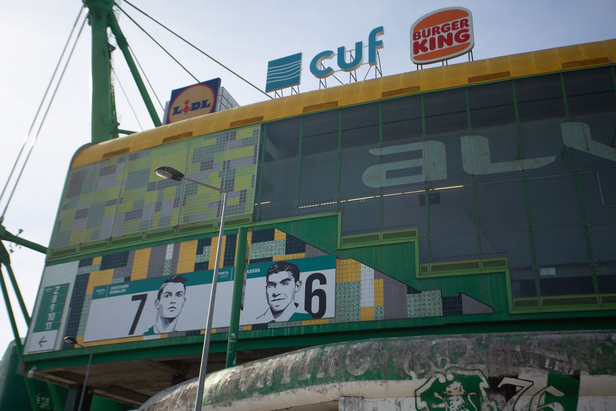 Imagini de la stadionul José Alvalade din Lisabona