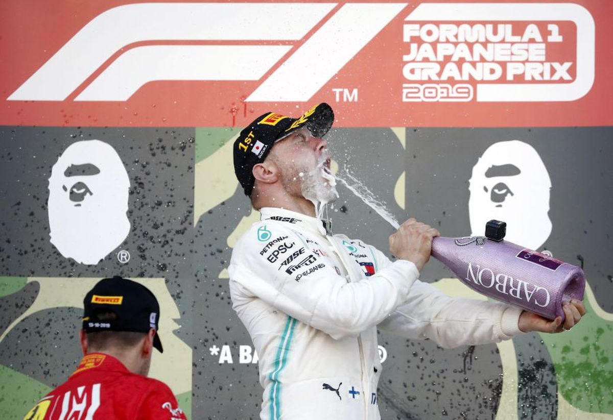 FORMULA 1 // Valtteri Bottas, victorie în MP al Japoniei după un start fabulos! Mercedes, pentru a 6-a oară campioană la constructori