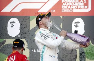 FORMULA 1 // Valtteri Bottas, victorie în MP al Japoniei după un start fabulos! Mercedes, pentru a 6-a oară campioană la constructori
