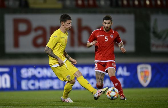 ROMÂNIA U21 - MALTA U21 4-1. Dennis Man rămâne letal! „Dublă” pentru România U21: „Lucrurile astea ne-au făcut mai puternici”