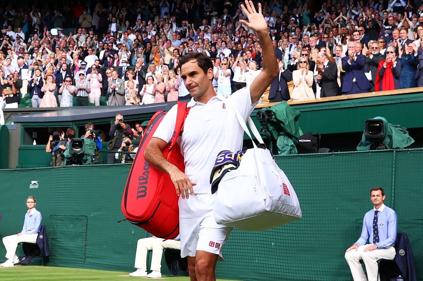 Roger Federer a jucat ultima oară la Wimbledon 2021, unde s-a oprit în sferturi de finală / FOTO: Guliver/Getty Images