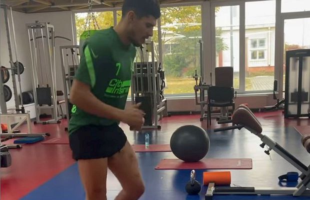Florinel Coman trage tare pentru a juca din nou » Cum se antrenează vedeta de la FCSB