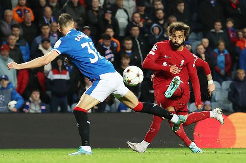 Mohamed Salah a înscris 3 goluri în Rangers - Liverpool // foto: Guliver/gettyimages