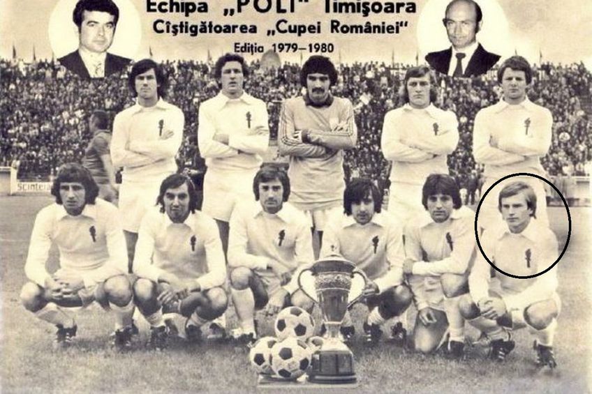 Titi Nicolae, fost fotbalist important la Poli Timișoara (încercuit), a încetat din viață astăzi, la vârsta de 61 de ani