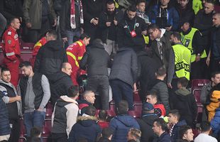 Imagini care vă pot afecta emoțional » CFR Cluj - Slavia, întrerupt 15 minute, după ce unui spectator i s-a făcut rău