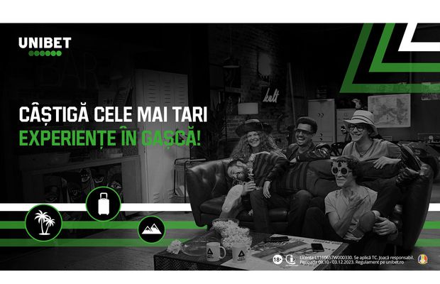 De la Unibet pentru jucători: 8 vacanțe de 6.000 EUR, 8 PlayStation 5 și alte surprize