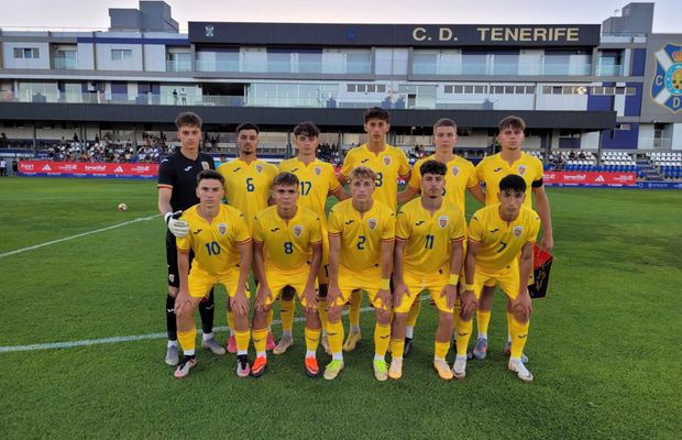 Naționala U18 a României, umilită de Portugalia în cadrul unui turneu organizat în Spania