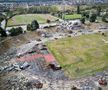 Vizită pe șantierul viitoarei arene de 100 de milioane de euro de la Pitești » Tribunele au fost demolate, urmează să fie pusă la pământ „oficiala”