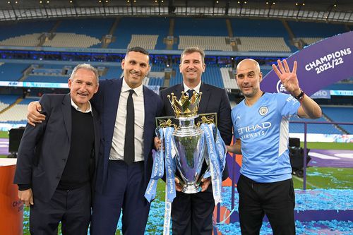 Txiki Begiristain, primul de la stânga la dreapta // foto: Guliver/gettyimages