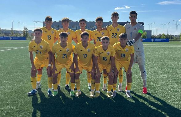 România U16, cu jucători de la Real Madrid, Juventus și Milan, învinsă de Moldova » Incredibil cât a fost în primul meci, cu două zile înainte!