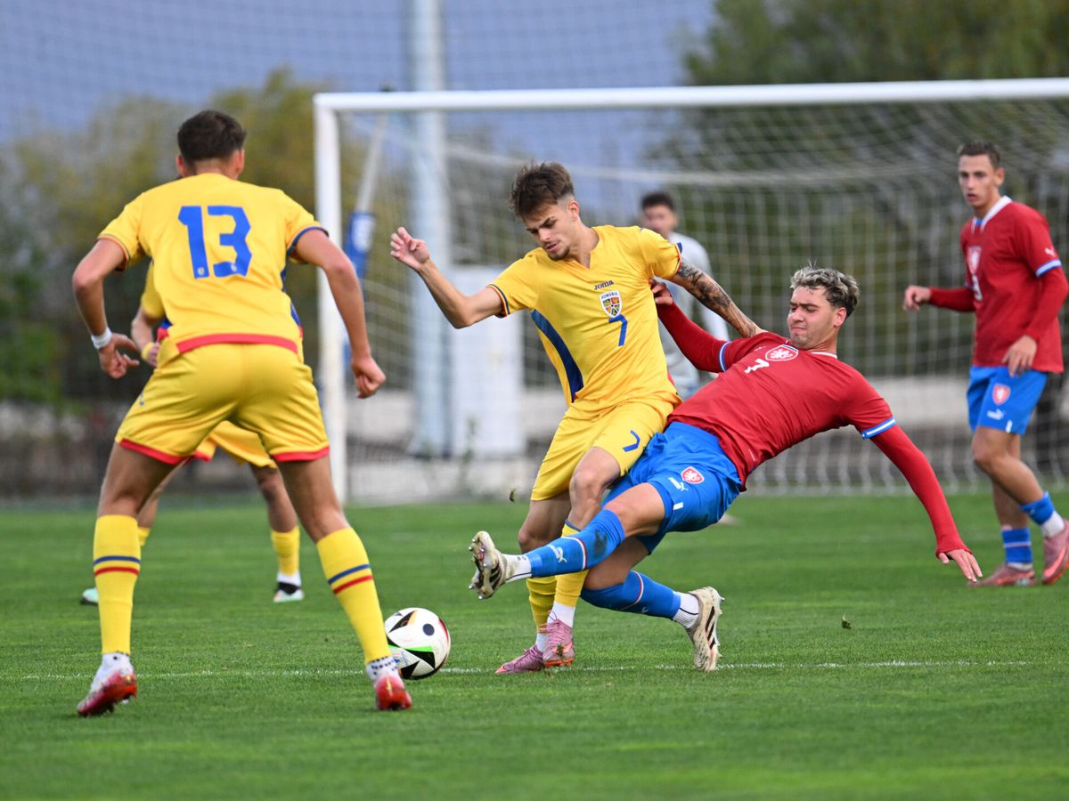 ROMÂNIA U20 - CEHIA U20 // sursă foto: FRF