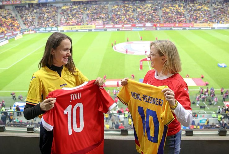 Ministrul de externe Oana Țoiu și omologul Beate Meinl-Reisinger / Sursă foto: Facebook