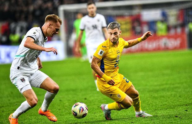 Decisivi în România - Austria: Hagi, Dragomir și Marius Marin au fost aproape de perfecțiune