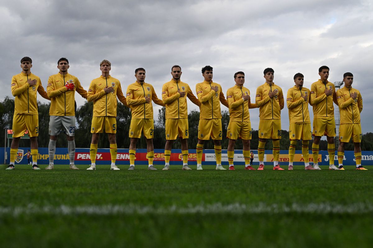 ROMÂNIA U20 - CEHIA U20 // sursă foto: FRF