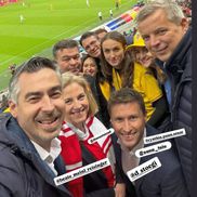 Politicienii români șli austrieci prezenți la meciul de duminică / Sursă foto: Instagram@ Diana Stoica