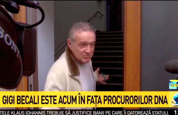 UPDATE // VIDEO Gigi Becali a ieșit de la DNA, după aproape două ore, și a șocat la declarații: „Cum să dezbată Iohannis cu o femeie?!”