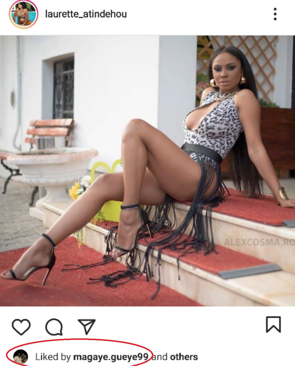 FOTO Laurette, iubita lui Magaye Gueye, mesaj clar pentru fotbalist după „cazul cocaina” de la Dinamo