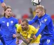 Denis Alibec (în galben), în România - Islanda 0-0 // foto: Imago Images