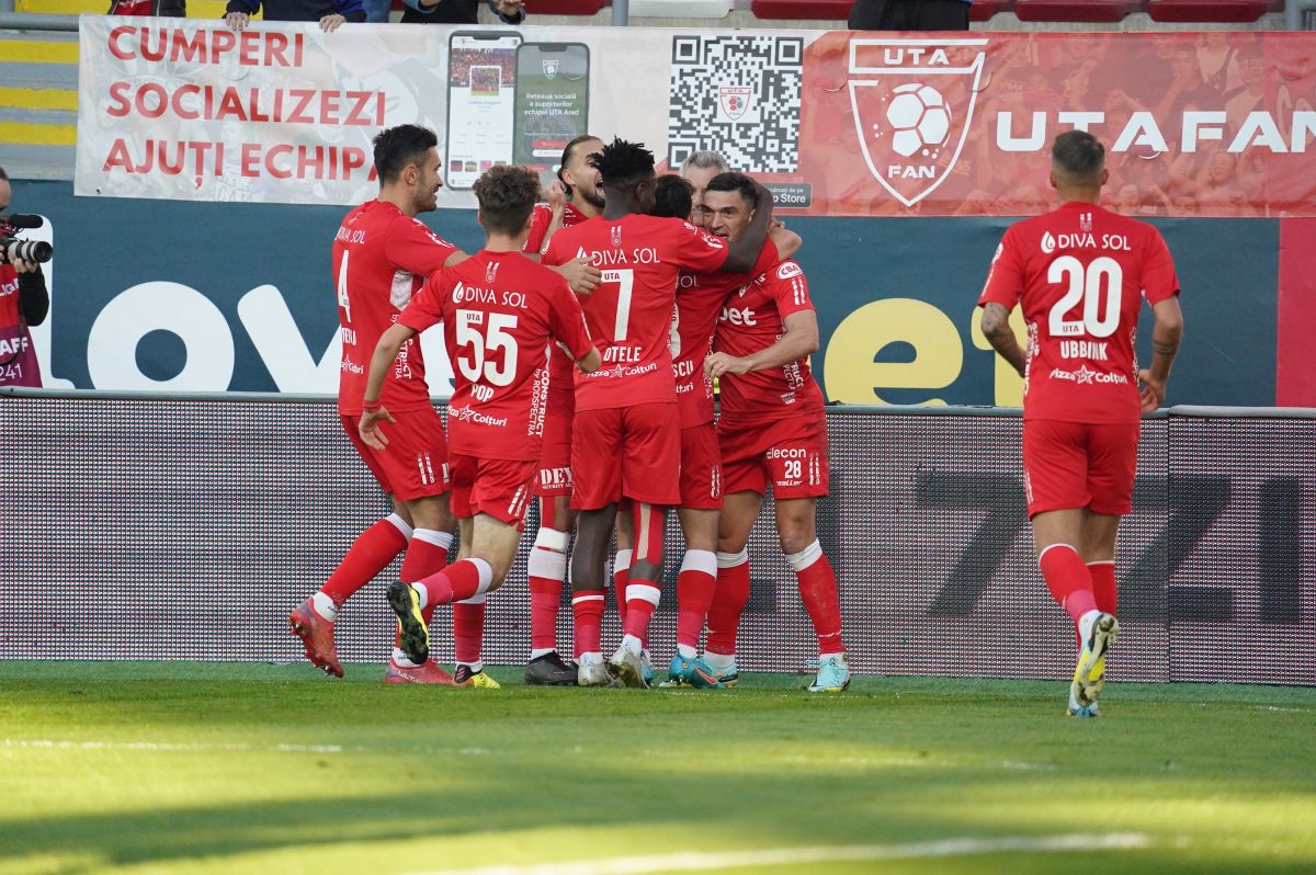 UTA - FC Voluntari 1-1. Un punct din ultimele 5 meciuri! Balint nu reușește să stopeze criza de la Arad