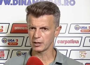 Dinamo a câștigat cu 4-1, dar Burcă nu e pe deplin mulțumit: „Nu mi-a plăcut. Probabil nu se mai întâmplase de mult”