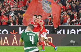 Derby FABULOS: Benfica a întors-o pe Sporting cu două goluri în prelungiri și e prima în Portugalia!