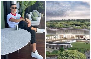 Imagini cu casa în valoare de 21 de milioane de euro a lui Cristiano Ronaldo! Va avea un garaj pentru 20 de mașini, dar și două piscine
