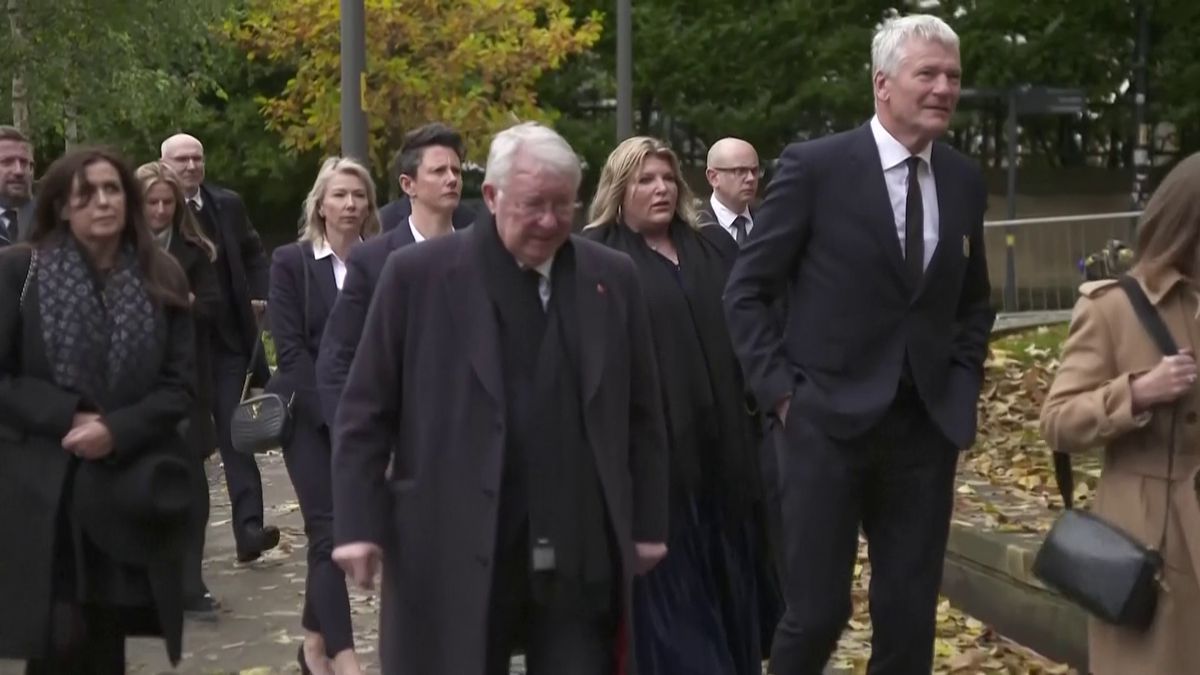 Cortegiul funerar al lui Bobby Charlton