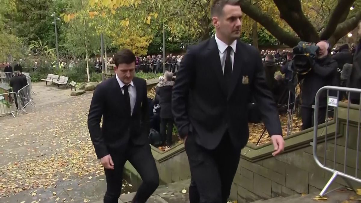 Cortegiul funerar al lui Bobby Charlton