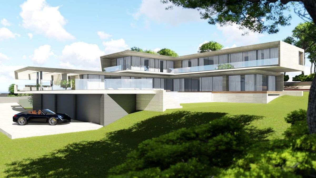 Imagini cu casa în valoare de 21 de milioane de euro a lui Cristiano Ronaldo! Va avea un garaj pentru 20 de mașini, dar și două piscine