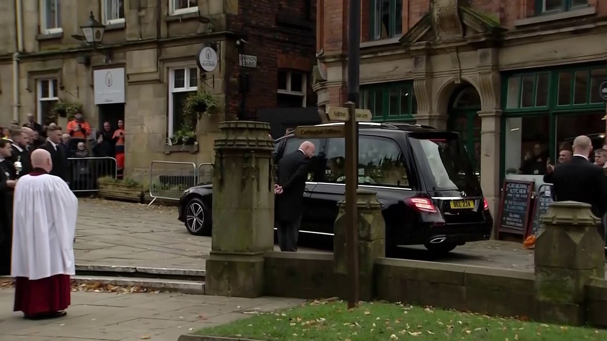 Cortegiul funerar al lui Bobby Charlton