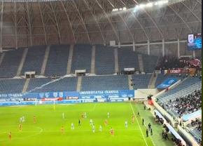 Ce a fost asta?! Imaginile incredibile ratate de televiziuni la Universitatea Craiova - Dinamo