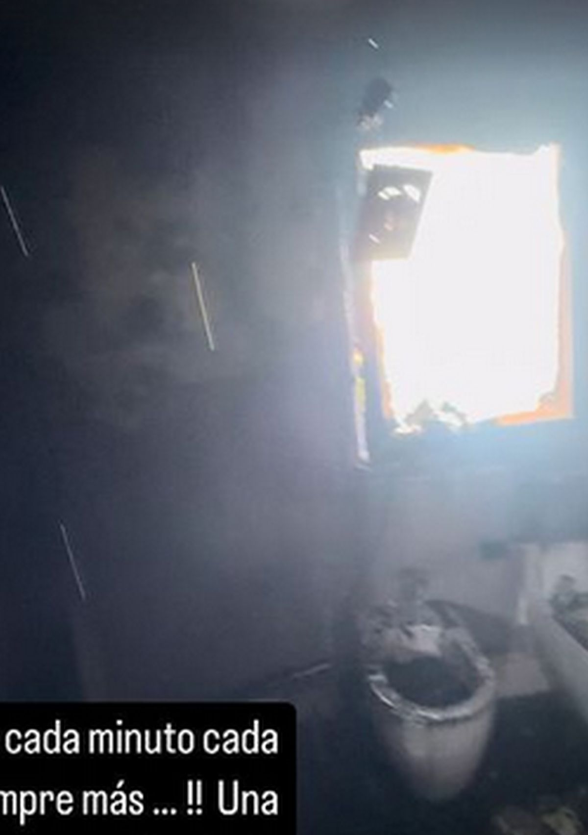 Casa lui Borja Mayoral, arsă din temelii