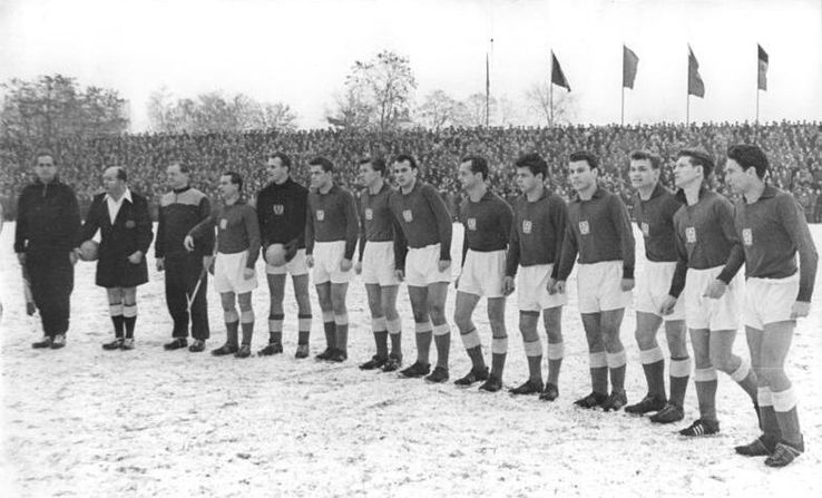 Dynamo Berlin, câștigătoarea Cupei RDG în 1959 Foto: Bundesarchive.de